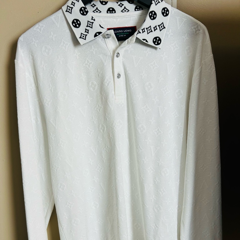 Men’s monogram long sleeve shirt